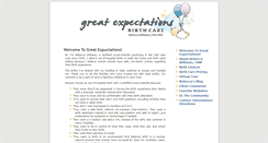 Desktop Screenshot of greatexpectationsbc.com